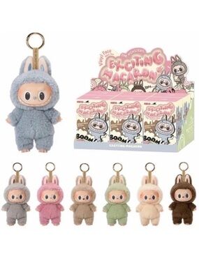 Pop Mart The Monsters Exciting Macaron Vinyl Face Plush Pendant